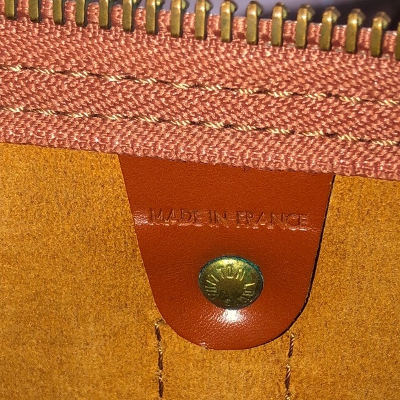 LOUIS VUITTON LV 50 Kenyan Fawn Epi Keepall Boston Travel Weekend Bag VI0970 - Picture 15 of 17